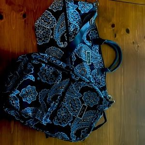 Vera Bradley matching Weekender & Backpack in Deep Night Paisley.